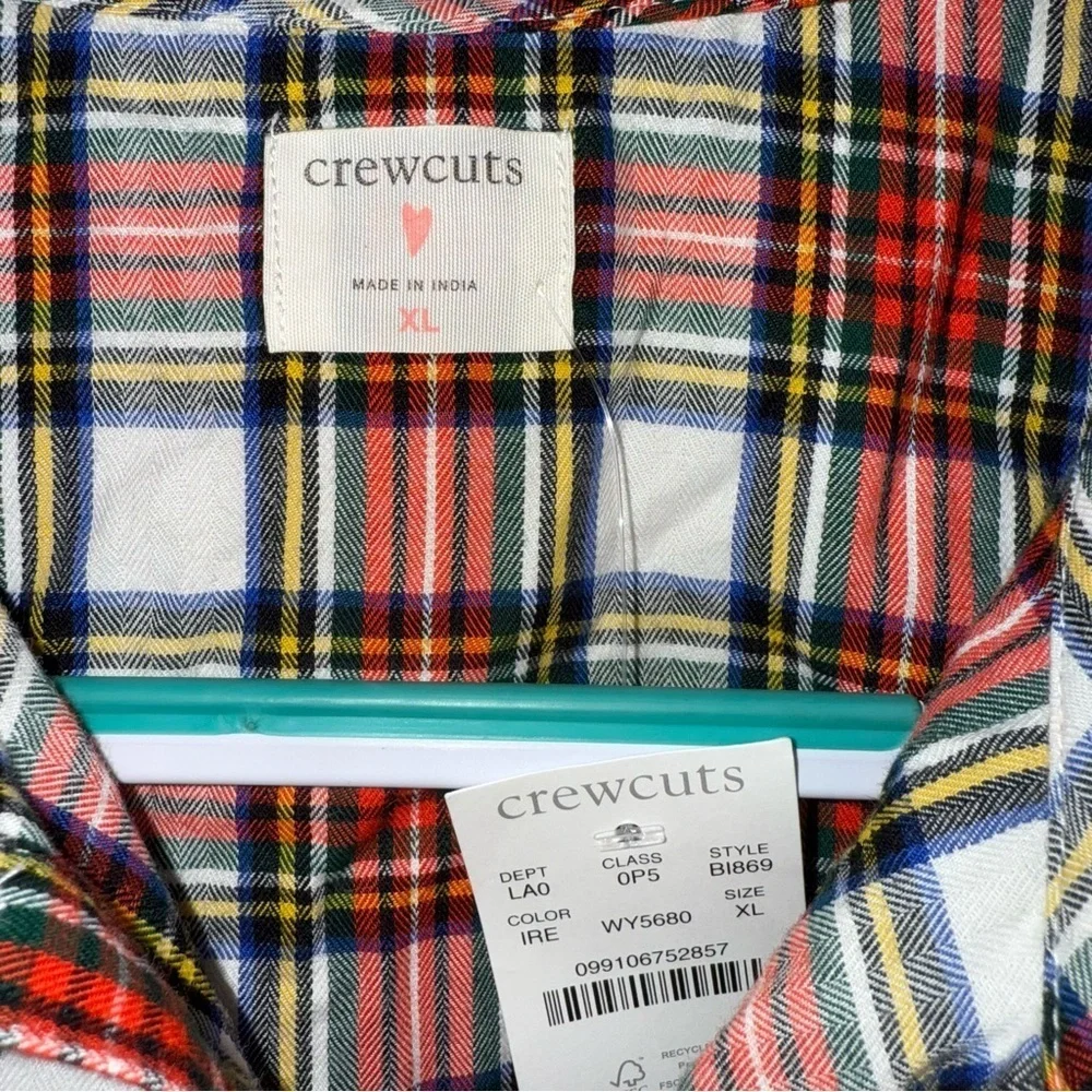 Crewcuts Red and Black Button Down Shirt